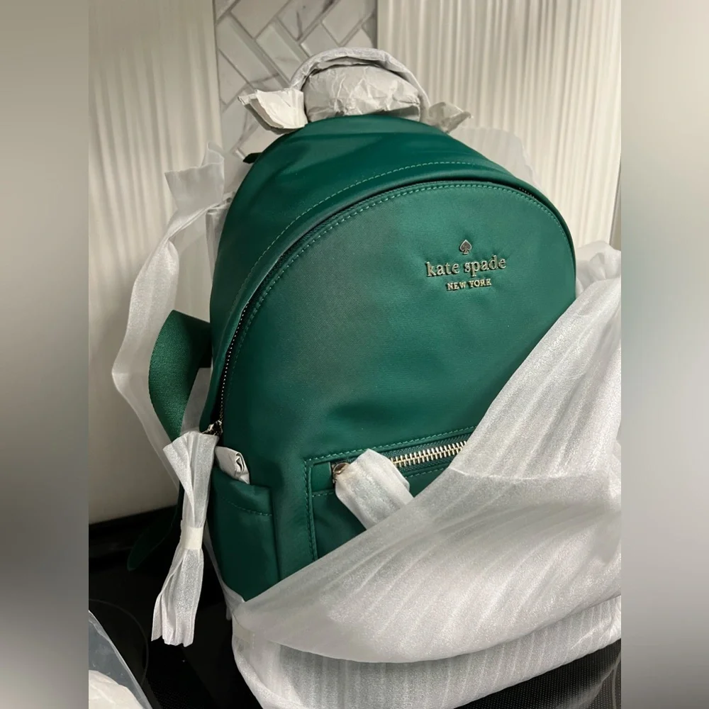 SALE NIP Kate Spade Chelsea Medium Backpack Jade Green